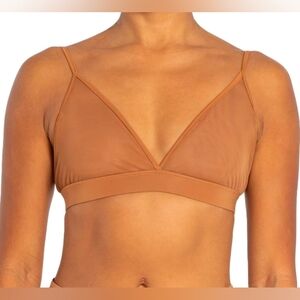 Nude Barre Size Large Mesh Bralette Color 12pm Tan See Size Guide In Photos